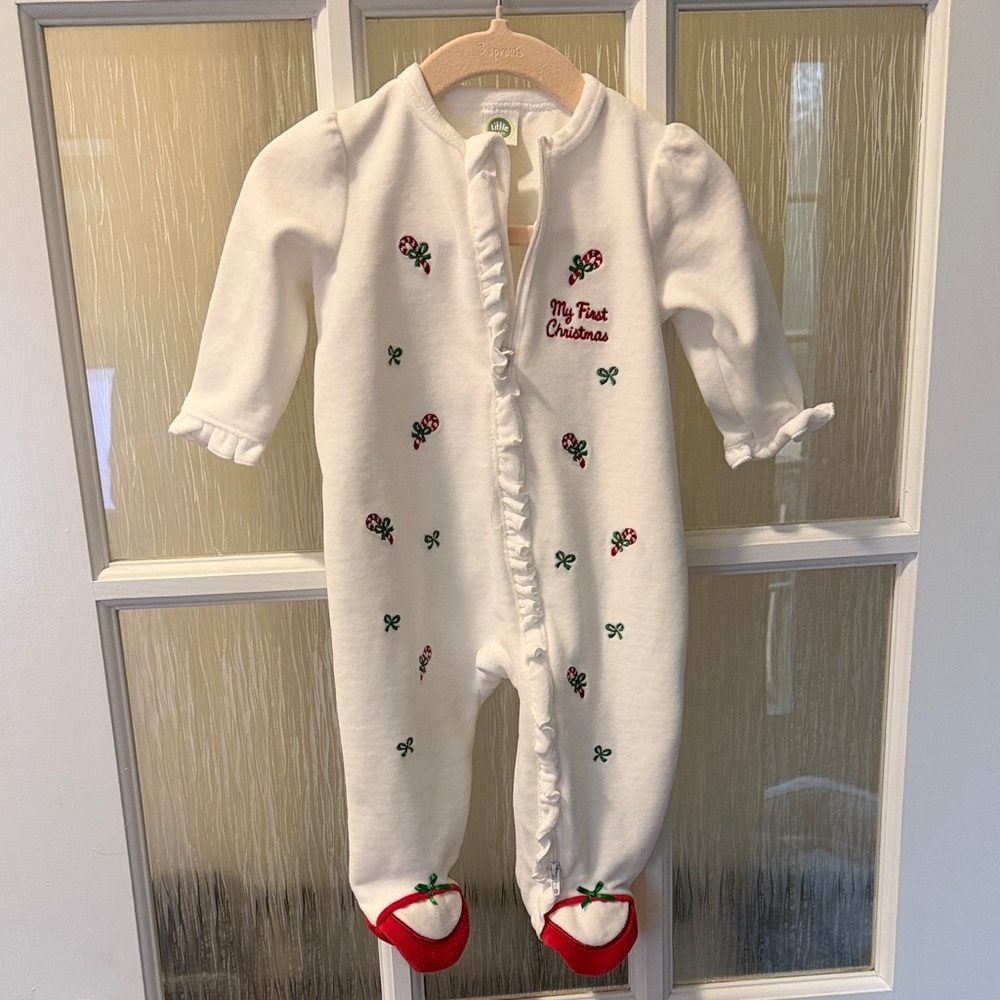 Little Me - My First Christmas Onesie